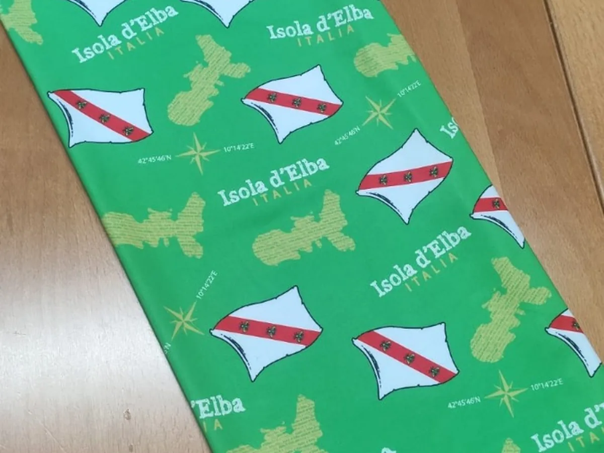 Telo mare verde personalizzato con stampa sublimatica a fantasia
